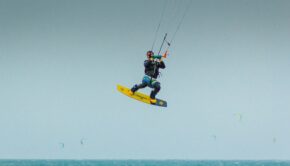 Kitesurfer Jumping High In The Air (46262593652)