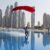 Свуп над водой на дропзоне Skydive Dubai